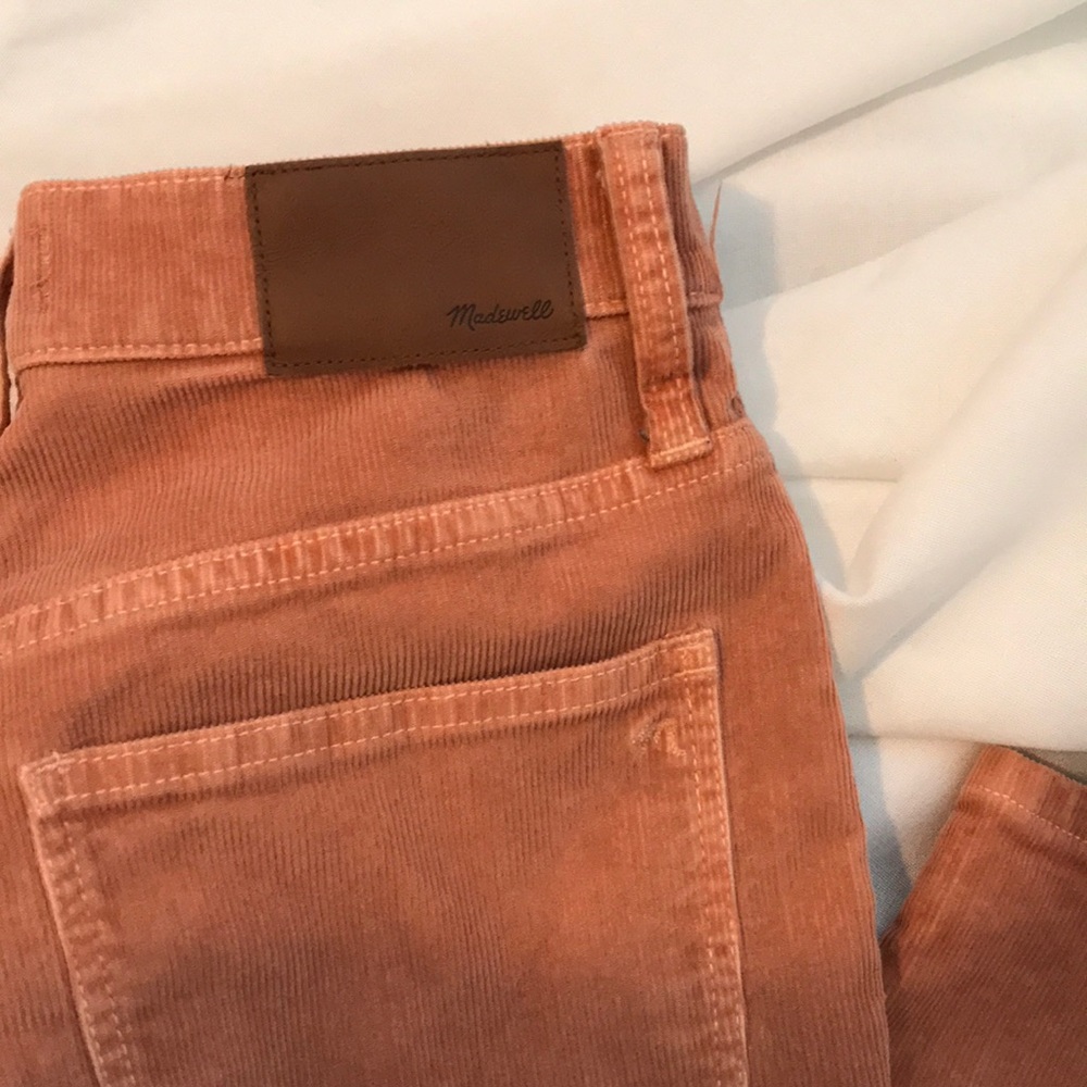 Madewell High Rise Slim Boyjean Corduroy Crop Pant - Picture 4 of 8